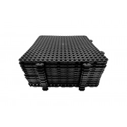 LOSETA MODULAR SUELO 30X30CM NEGRA SET 12 1,08M2
