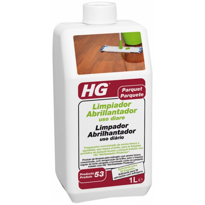 HG LIMPIADOR ABRILLANTADOR PARQUET 1L
