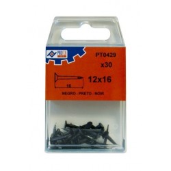 BLISTER TACHUELA NEGRA C/30 PZS 12X16