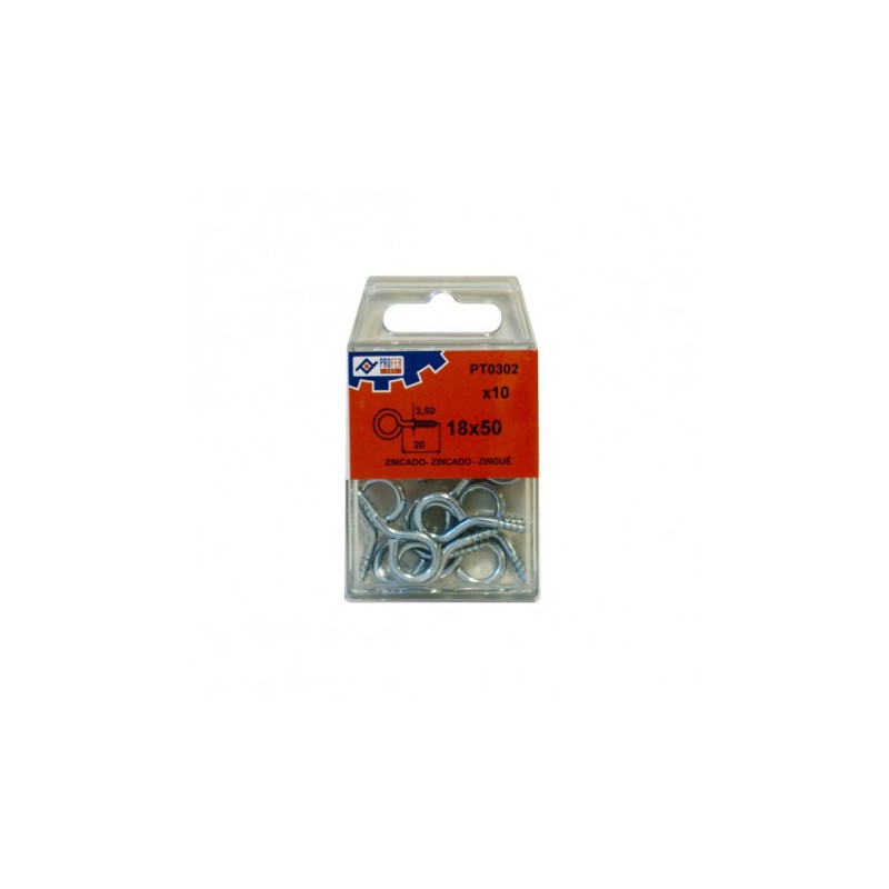 BLISTER HEMBRILLA CERRADA ZINC 18X50 10UN