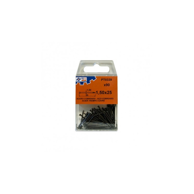 BLISTER PUNTA ACERO C/PERDIDA CO C/90 1,50X25 MM