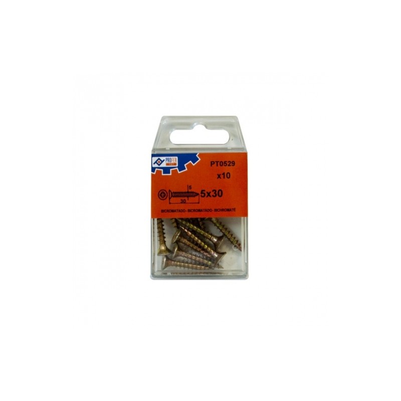 BLISTER TIRAFONDO BIC 5X30 10U