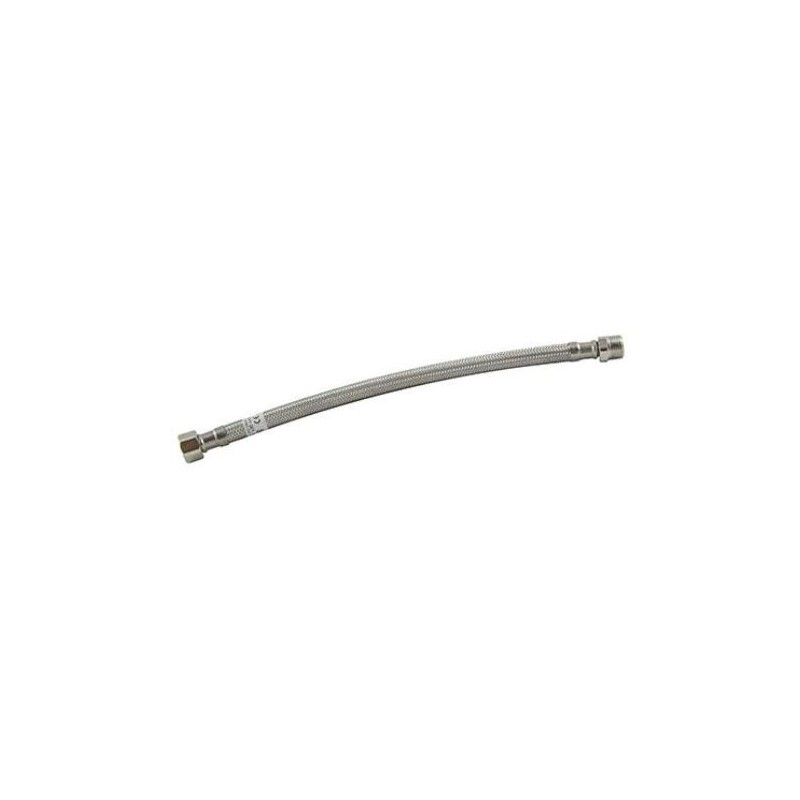 CONEXIÓN M3/8-H3/8 25CM INOX latiguillo