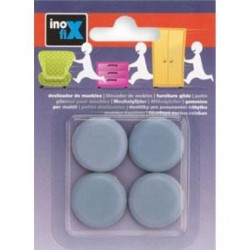 DESLIZADOR MUEBLE ADHESIVO 25MM GRIS 3510-7