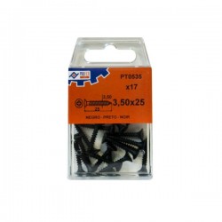 BLISTER PLADUR NEGRO 3,5X25MM