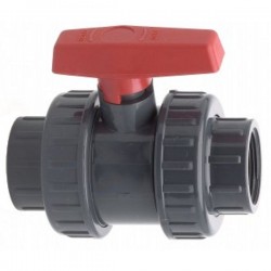 VALVULA ESFERA DESMONTABLE PVC H 1 1/2