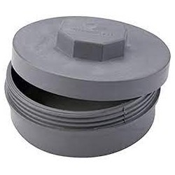 TAPON PVC REGISTRO ROSCA 125
