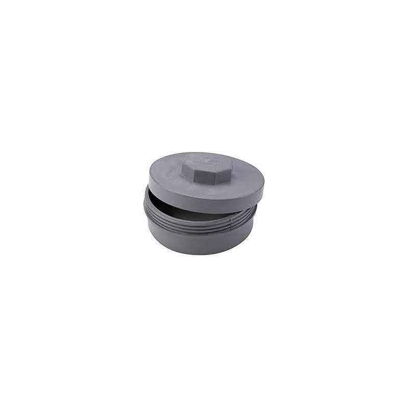 TAPON PVC REGISTRO ROSCA 125