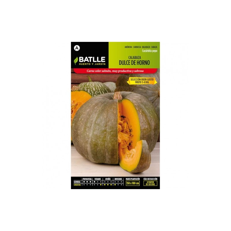Calabaza Dulce horno BUEN GUSTO
