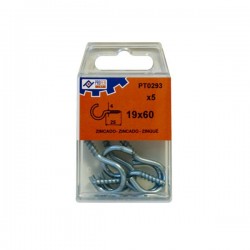 BLISTER HEMBRILLA ABIERTA ZINC 19X60 5UN