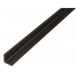 ANGULO 25X25 1MT PVC NEGRO