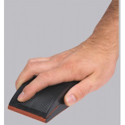 TACO LIJADOR PLASTICO MANO 130X70X32MM