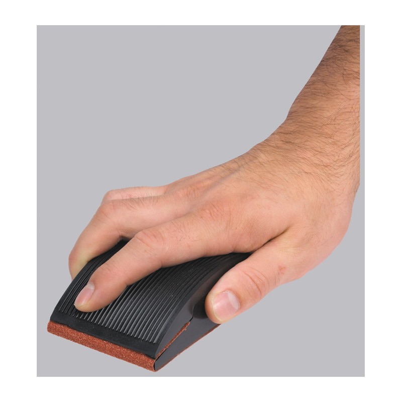 TACO LIJADOR PLASTICO MANO 130X70X32MM