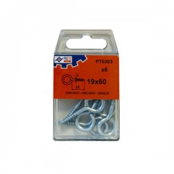BLISTER HEMBRILLA CERRADA ZINCADA 6UN 19X60