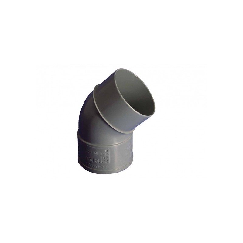 CODO PVC SANITARIO M-H 45G. 110