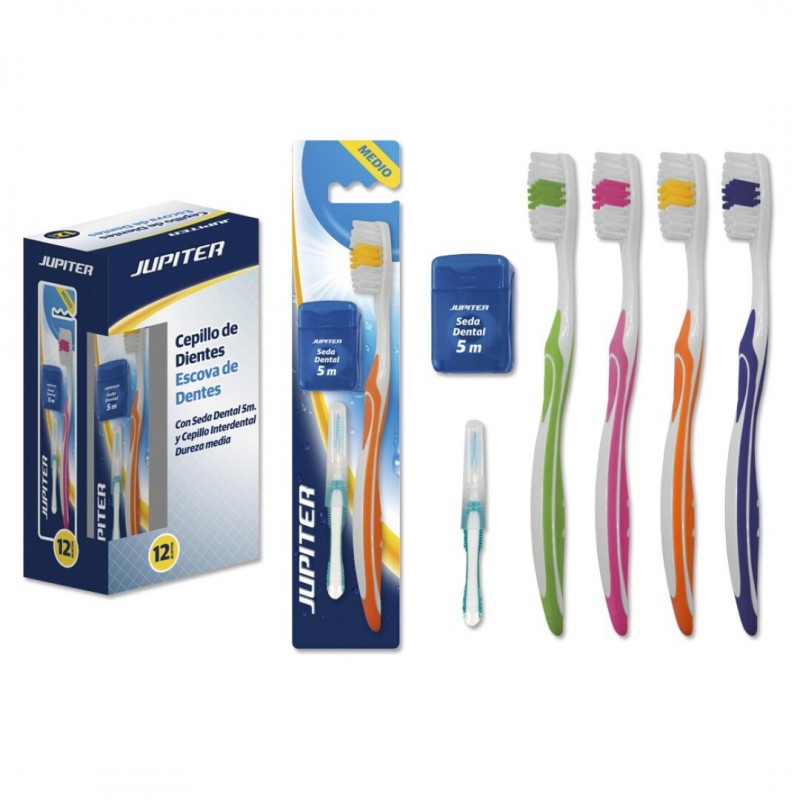 CEPILLO DIENTES + SEDA + INTERDENTAL