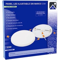 DOWNLIGHT LED AJUSTABLE BCO 33W DIA 4000K