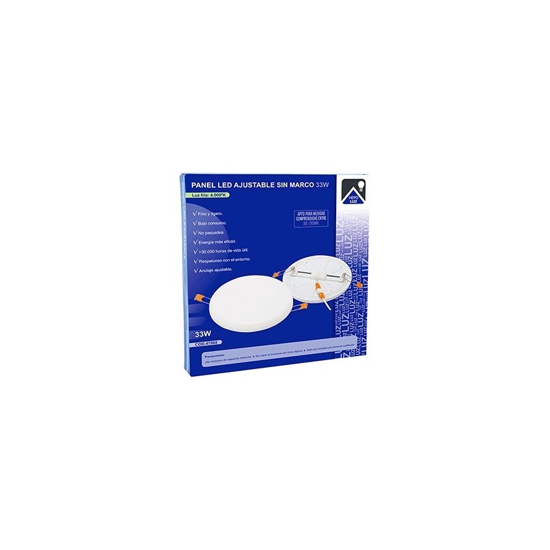 DOWNLIGHT LED AJUSTABLE BCO 33W DIA 4000K