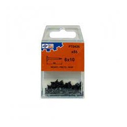 BLISTER TACHUELA NEGRA 6X10 55UN