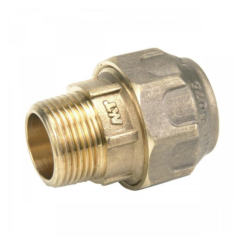 ENLACE MIXTO LATON ROSCA MACHO 25-3/4