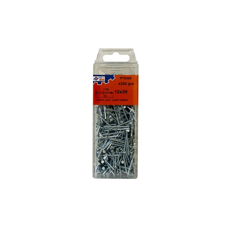PUNTAS C/PLANA 17X70 BLISTER 250GRS