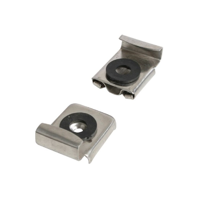 GANCHO ESPEJO GRADUABLE INOX C/MUELLE JGO 4U
