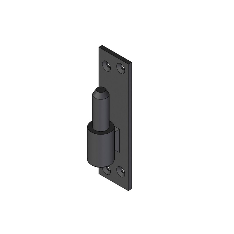 PERNIO PLACA SIMPLE 8020 14/16 NEGRO