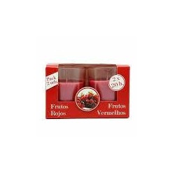 VELAS PERFUMADAS 2X20 FRUTOS ROJOS