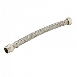 CONEXIÓN M1/2-H1/2 20CM INOX latiguillo