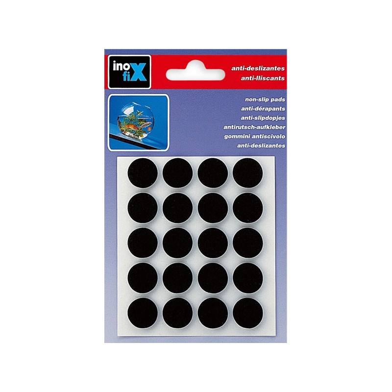 ANTIDESLIZANTE ADHESIVO 17MM NEGRO BLISTER 20UN