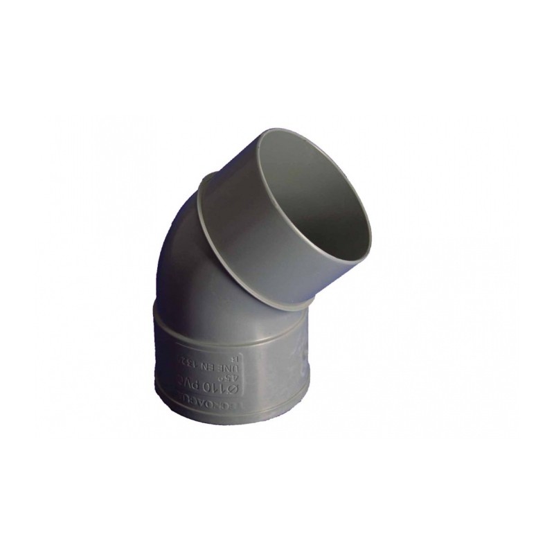 CODO PVC SANITARIO M-H 45G. 125