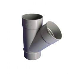 DERIVACION SIMPLE PVC SANIT. M.H. 45G.110