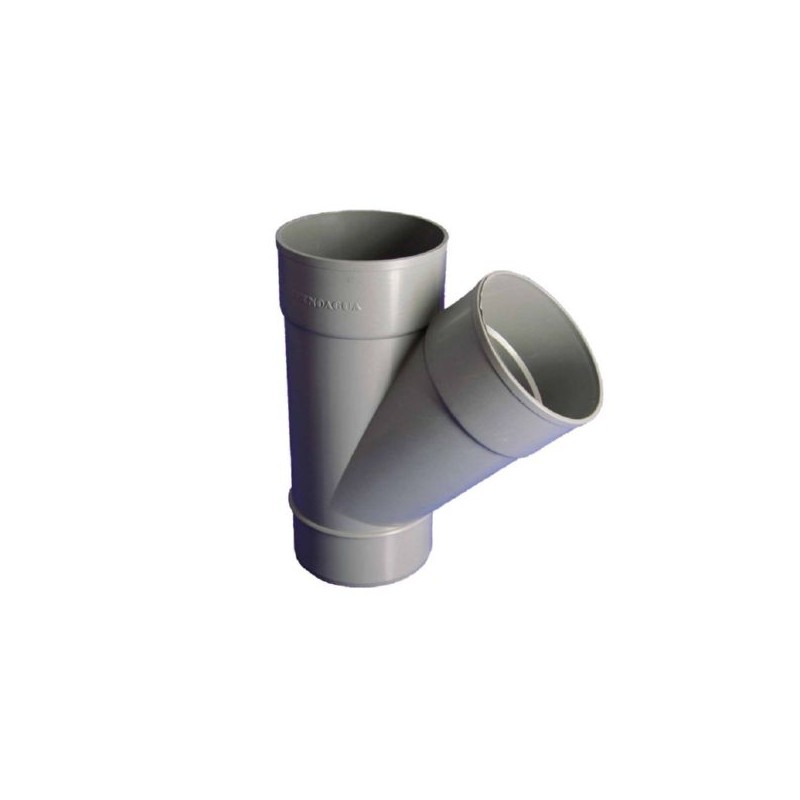 DERIVACION SIMPLE PVC SANIT. M.H. 45G.110
