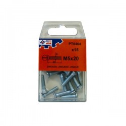 BLISTER TORNILLO C/P DIN963 5X20