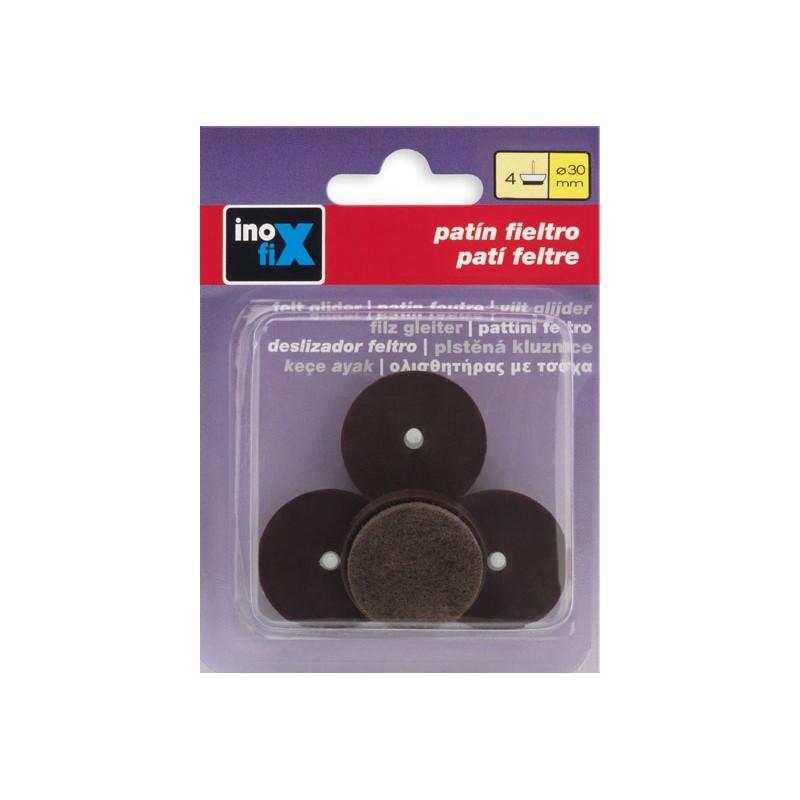 PATIN DESLIZANTE FIELTRO 30MM MARRON 3148-4-