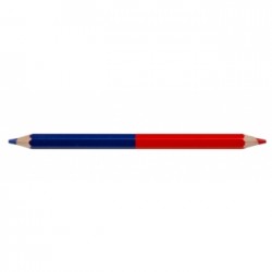 LAPIZ BICOLOR AZUL/ROJO PROFER por unidad