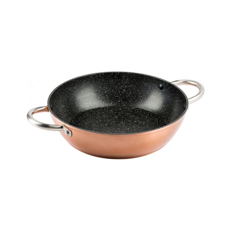 CAZUELA BAJA COBREADA 32CM CAZUELA BAJA COBREADA 32CM