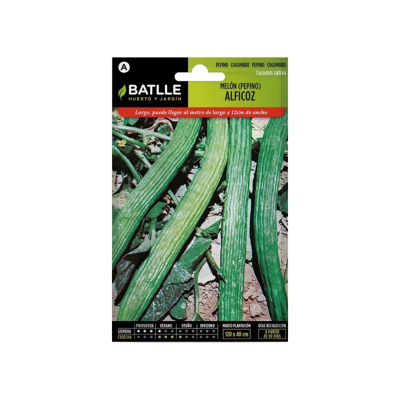 Pepino ALFICOZ Melón Serpiente