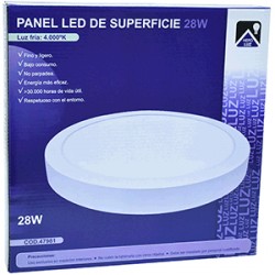 PANEL LED SUPERFICIE RED. 28W 4000K