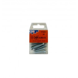 BLISTER TORNILLO R/CHAP C/ALOM ZN C/8 4,80X32