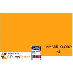 ESMALTE BRILLANTE AMARILLO ORO 4L