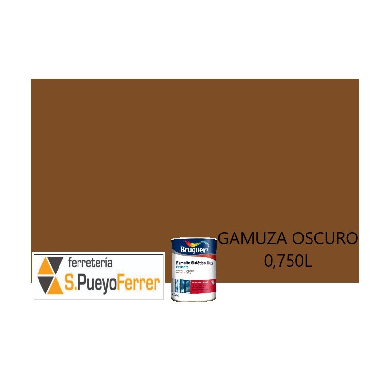 ESMALTE BRILLANTE GAMUZA OSCURO  0,75L