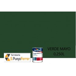 ESMALTE BRILLANTE VERDE MAYO 0,250L
