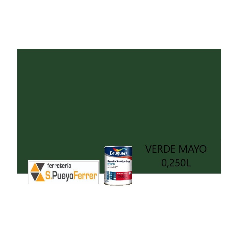 ESMALTE BRILLANTE VERDE MAYO 0,250L