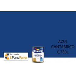 ESMALTE ACRILICO SATINAD AZUL CANTABRICO  0,750L