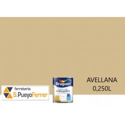ESMALTE ACRILICO SATINADO AVELLANA 0,250L