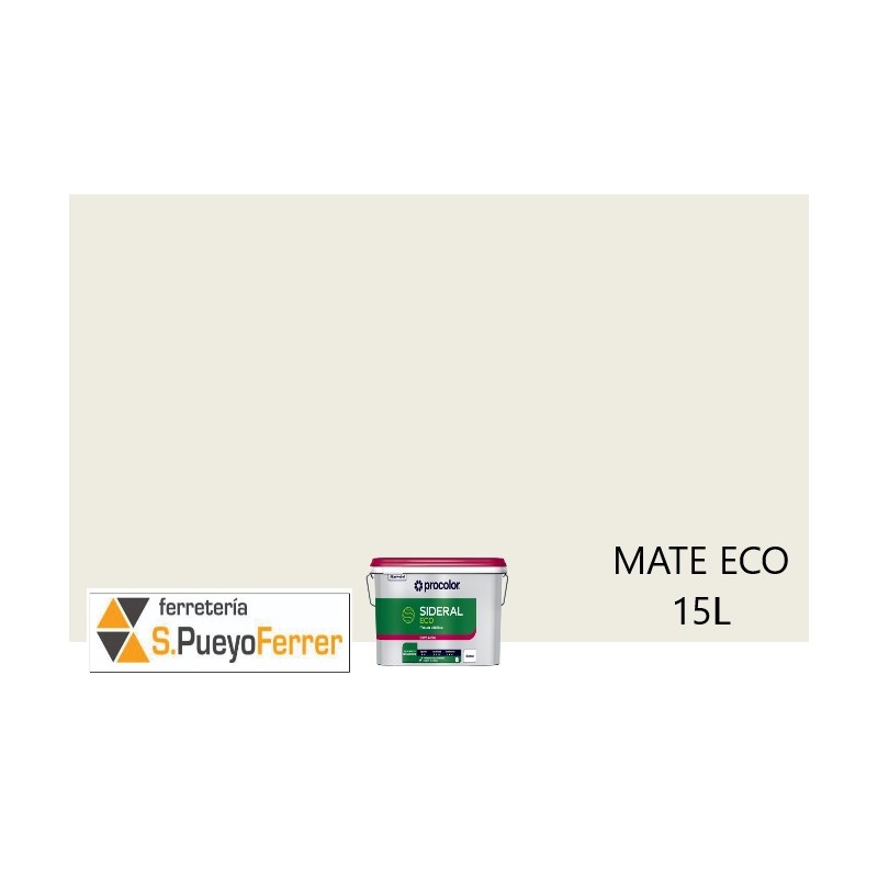 PINTURA PLASTICA MATE ECO 15L PINTURA PLASTICA MATE ECO 15L