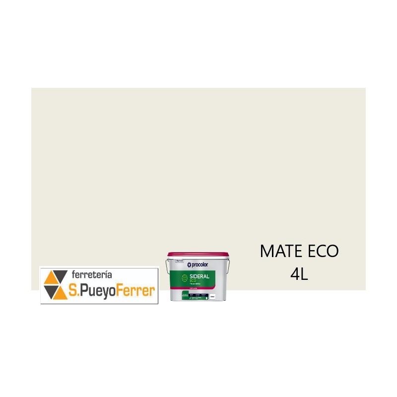 PINTURA PLASTICA MATE ECO 4L PINTURA PLASTICA MATE ECO 4L