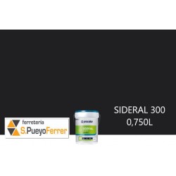 PINTURA PLASTICA MATE SIDERAL 300 NEGRO 0,750L