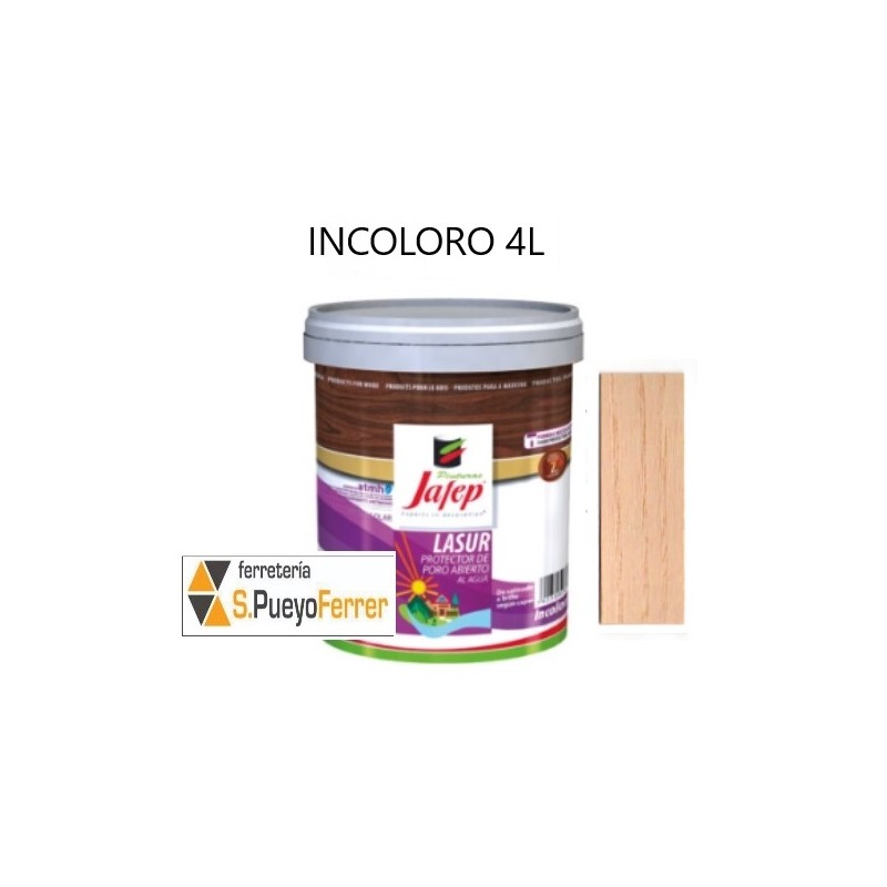 LASUR AQUA INCOLORO 4L LASUR AQUA INCOLORO 4L